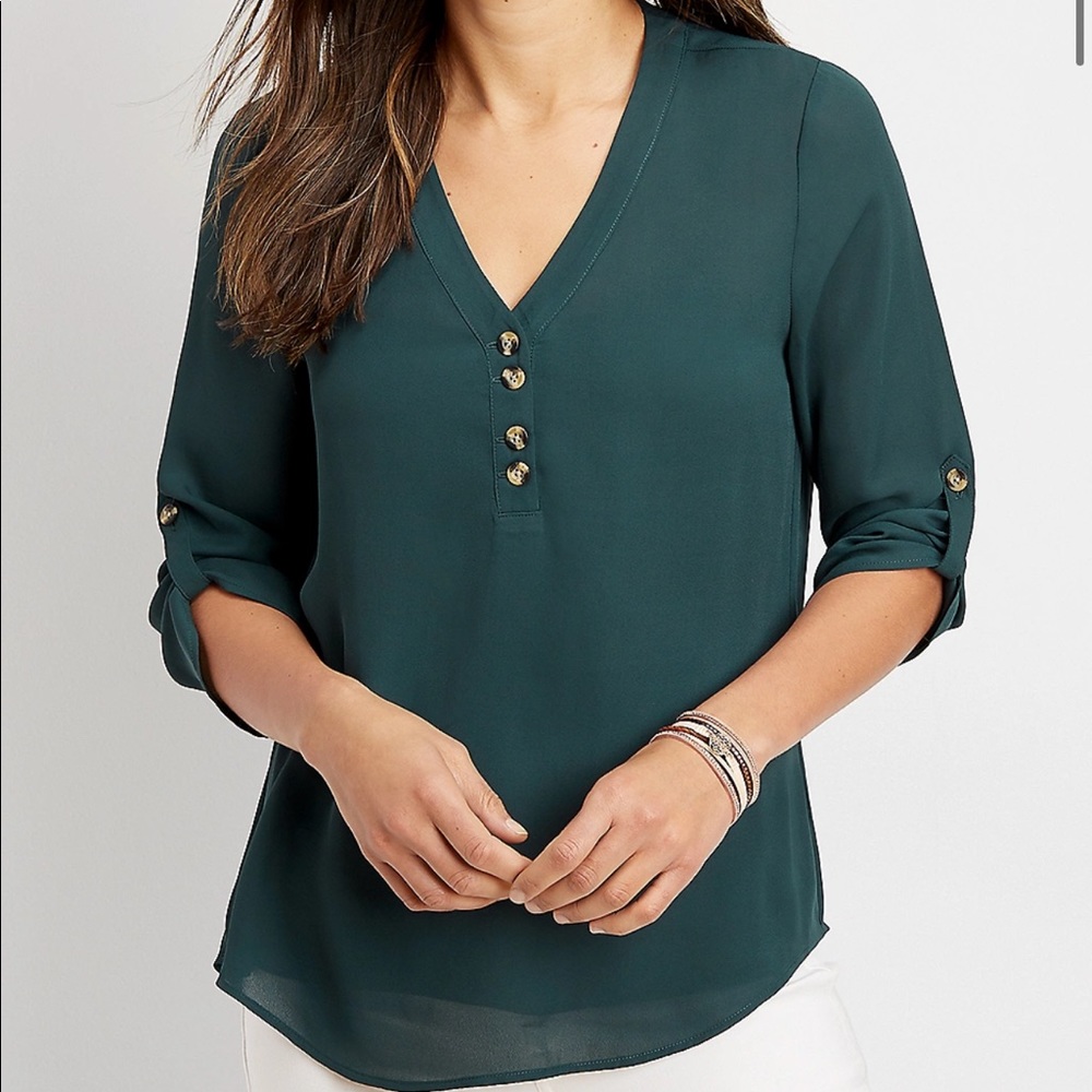 Maurices teal top